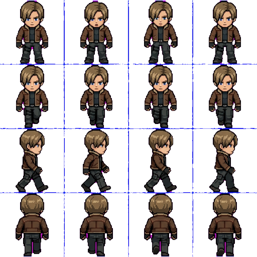 Leon movement sprite