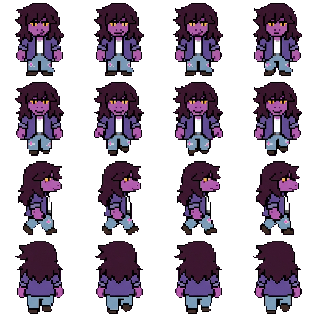 Susie movement sprite