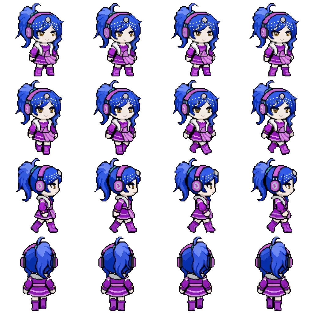 Sapphire movement sprite