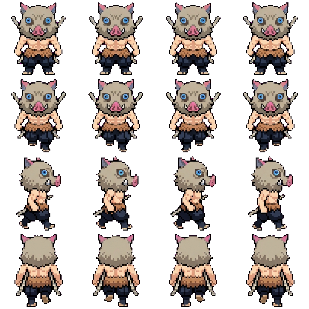 Inosuke hashibira movement sprite