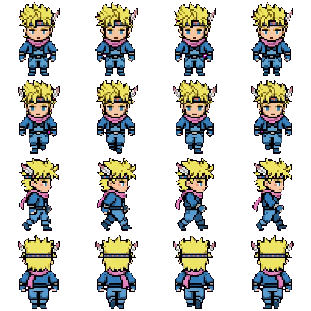 Caesar Anthonio Zeppeli movement sprite