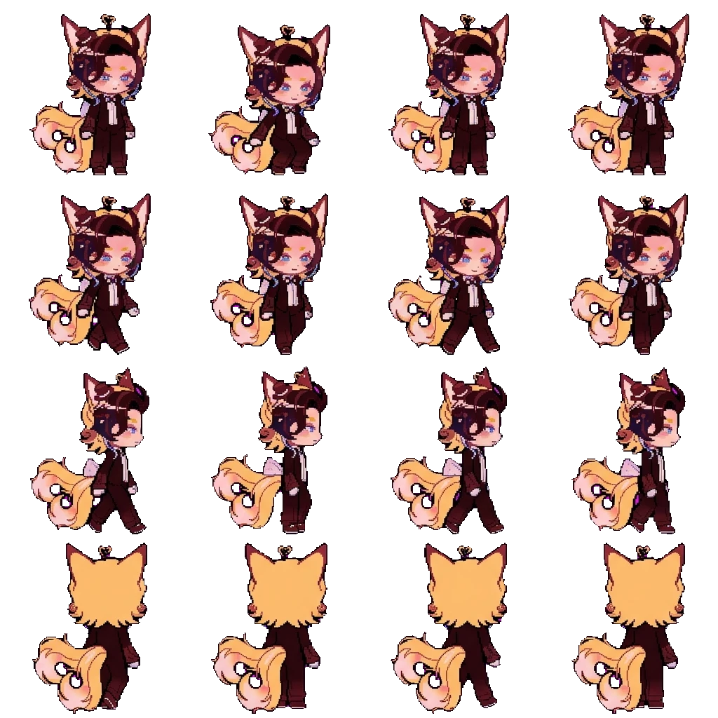 (C) Miles movement sprite