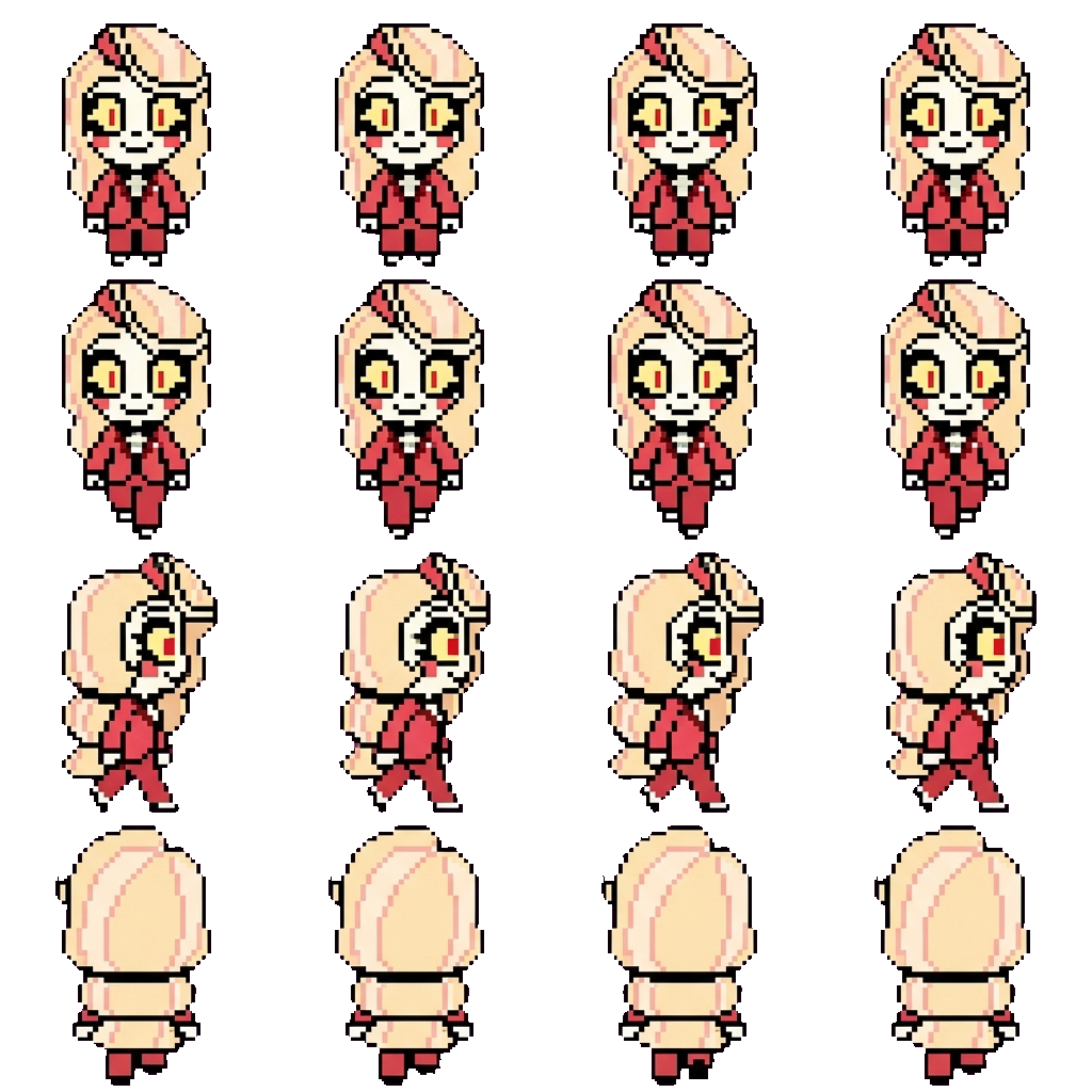 Charlie MourningStar movement sprite