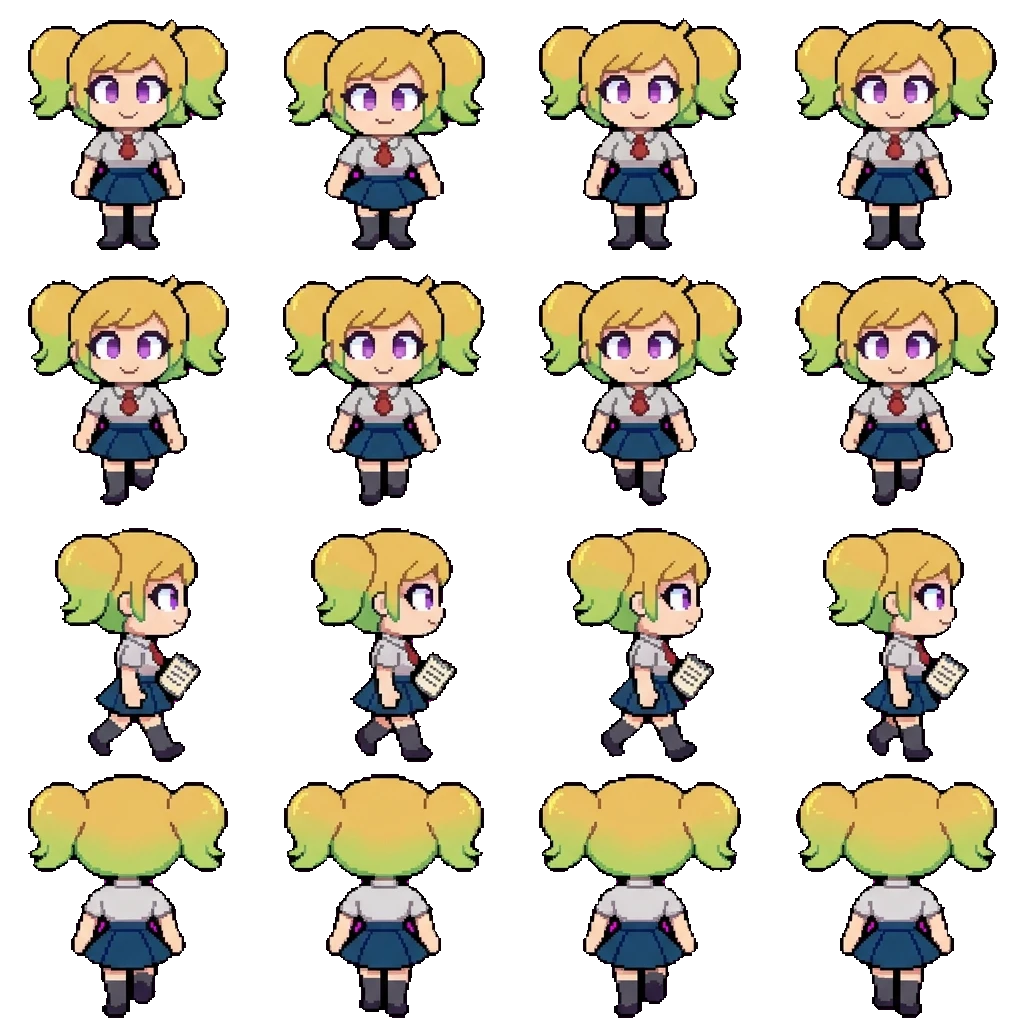 Chica movement sprite