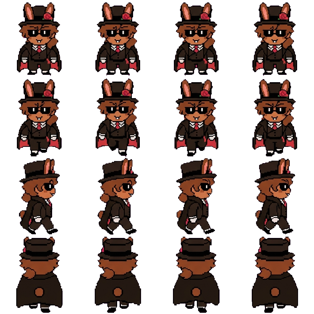 Jack movement sprite