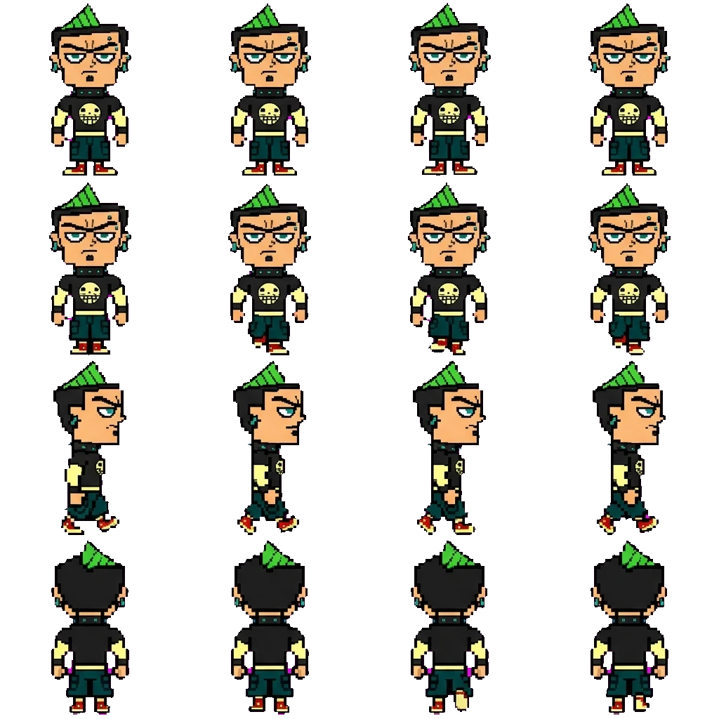 Duncan movement sprite
