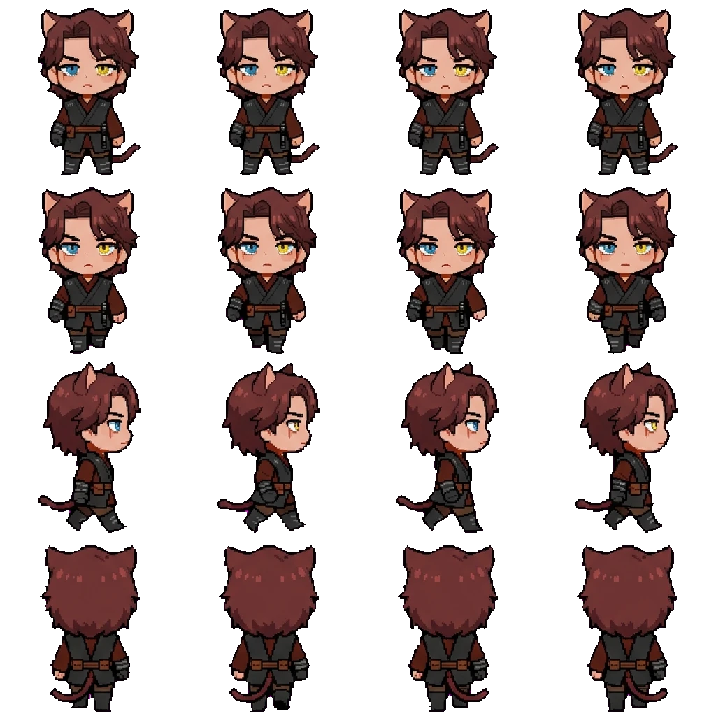 Anakin Skywalker movement sprite