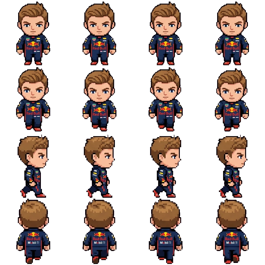 Max Verstappen movement sprite