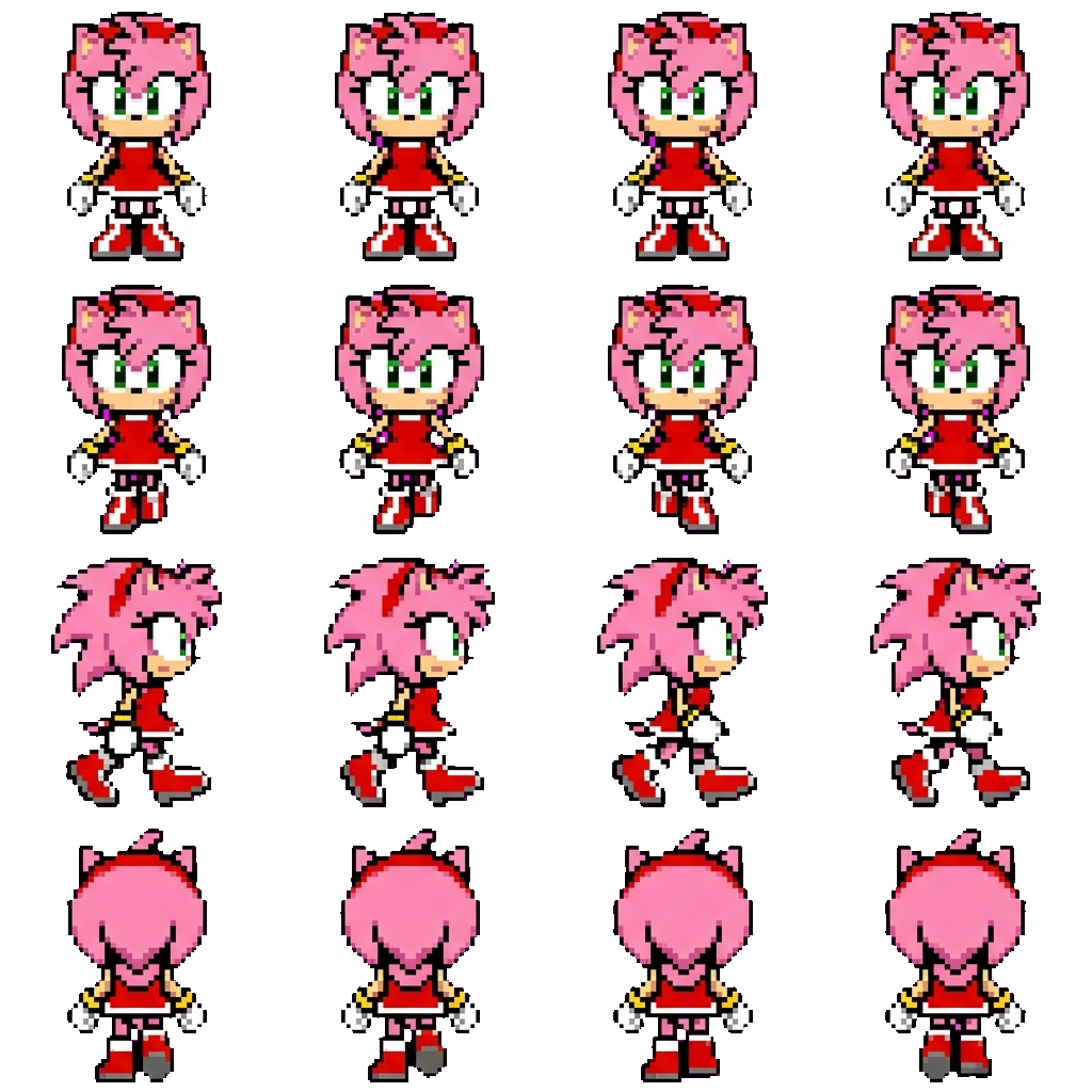 Amy movement sprite