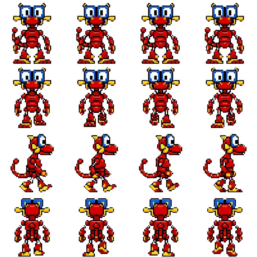Komodo movement sprite