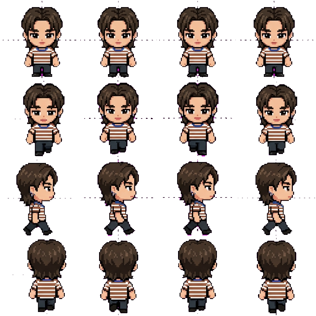 Hyunjin movement sprite