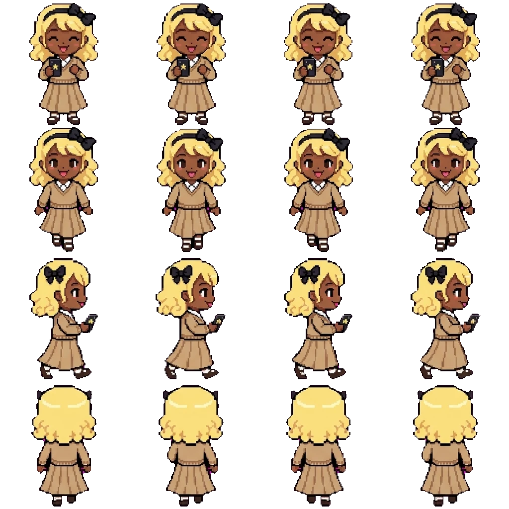 Veil movement sprite