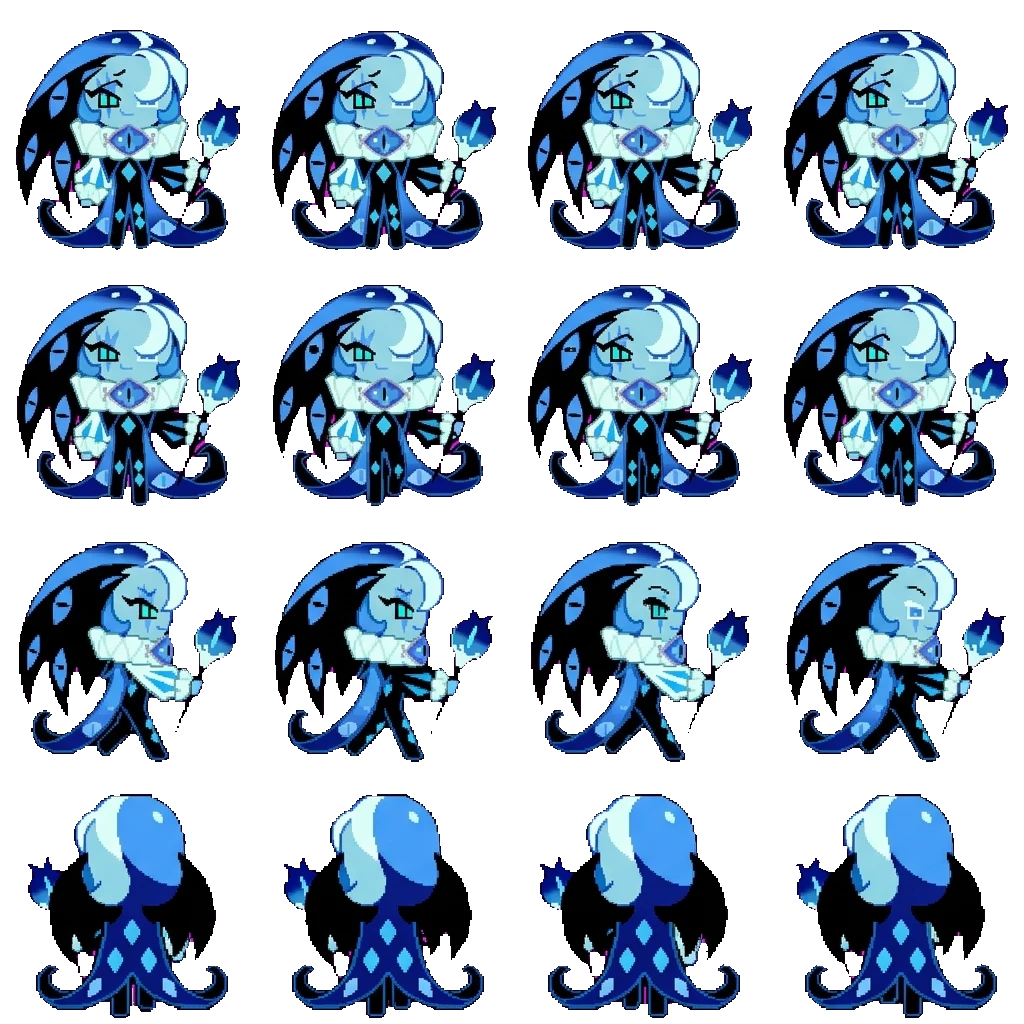 Shadow Milk Cookie movement sprite