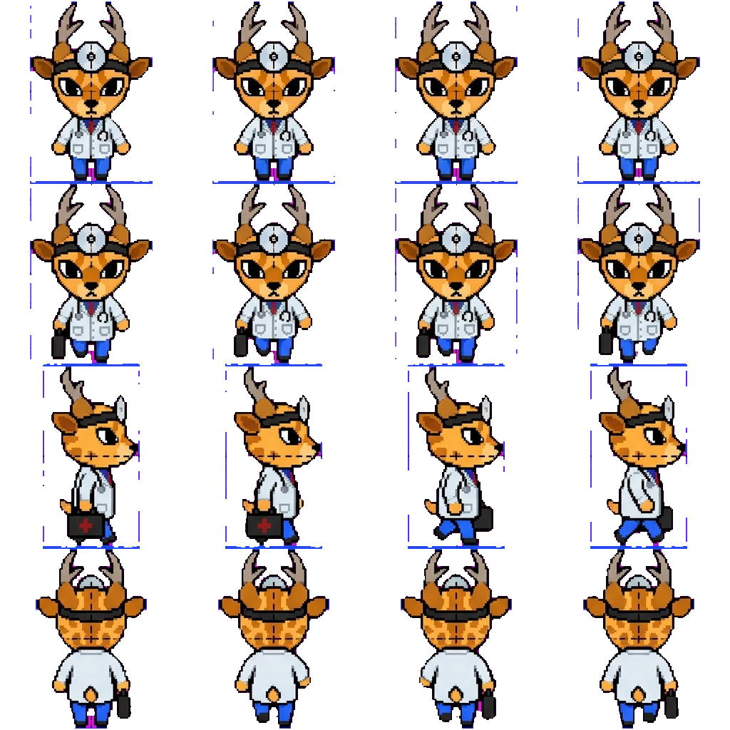 Dr. Harlow movement sprite