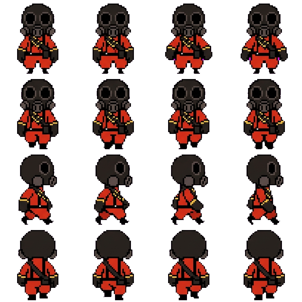 Pyro movement sprite