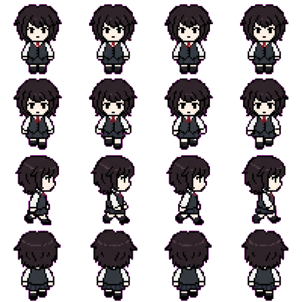 Аня movement sprite