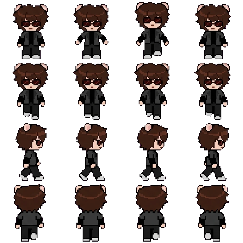 N movement sprite
