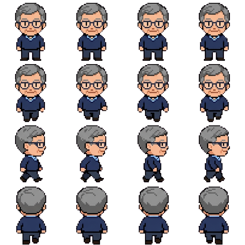 Bill Gates movement sprite