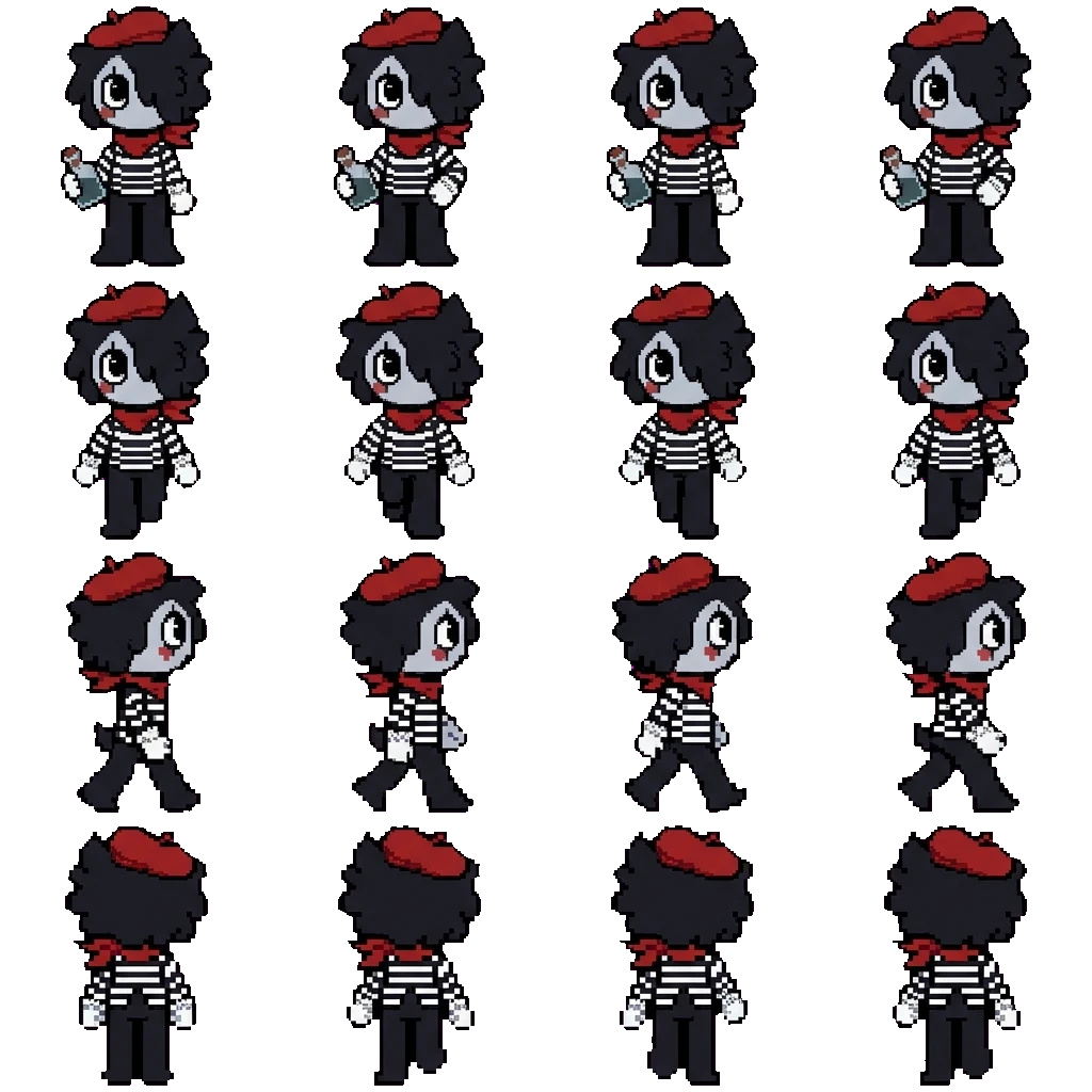 Blot movement sprite