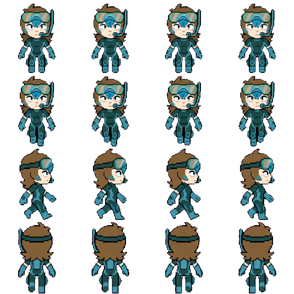 Aqua movement sprite