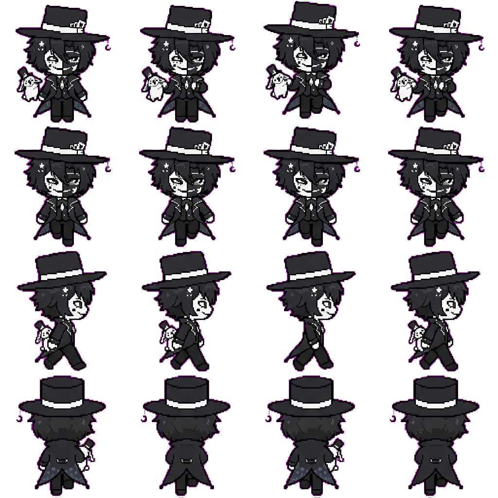 宿夢 movement sprite