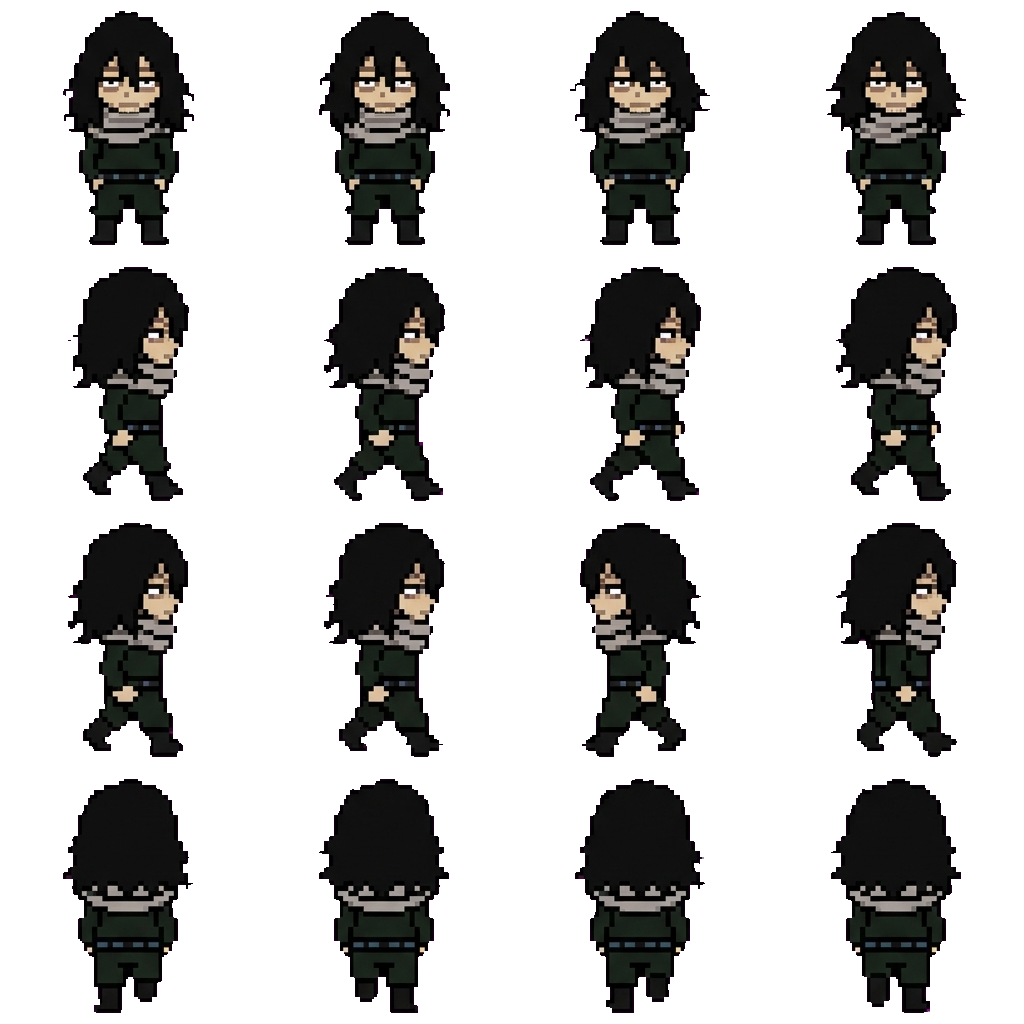 Shota Aizawa movement sprite
