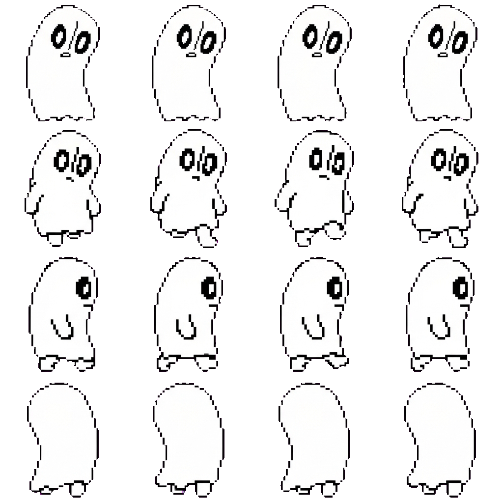 Napstablook movement sprite