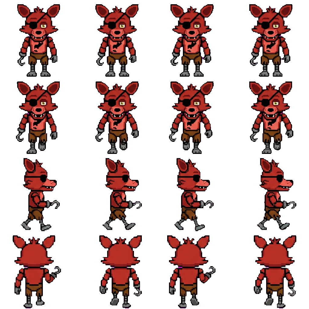 Foxy movement sprite