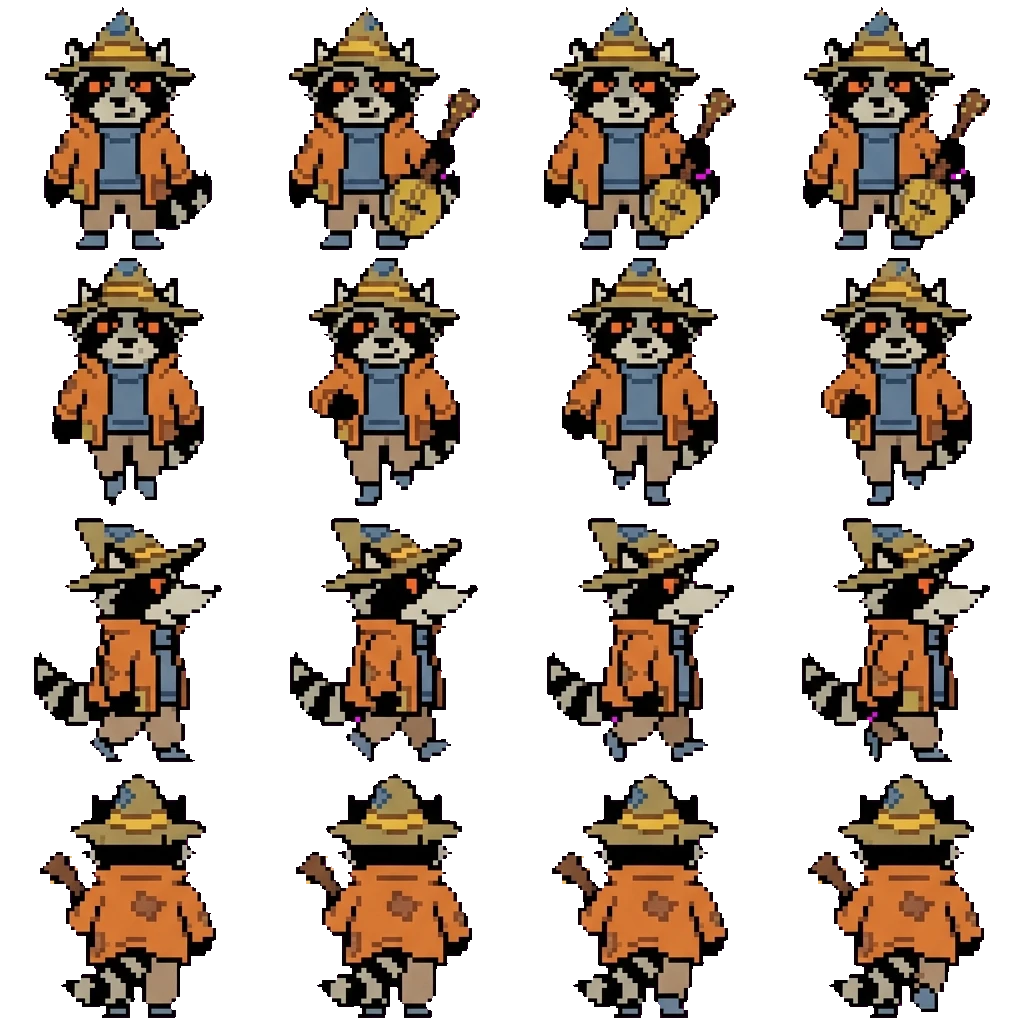 Booker movement sprite