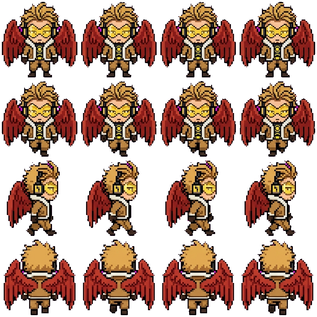Hawks movement sprite