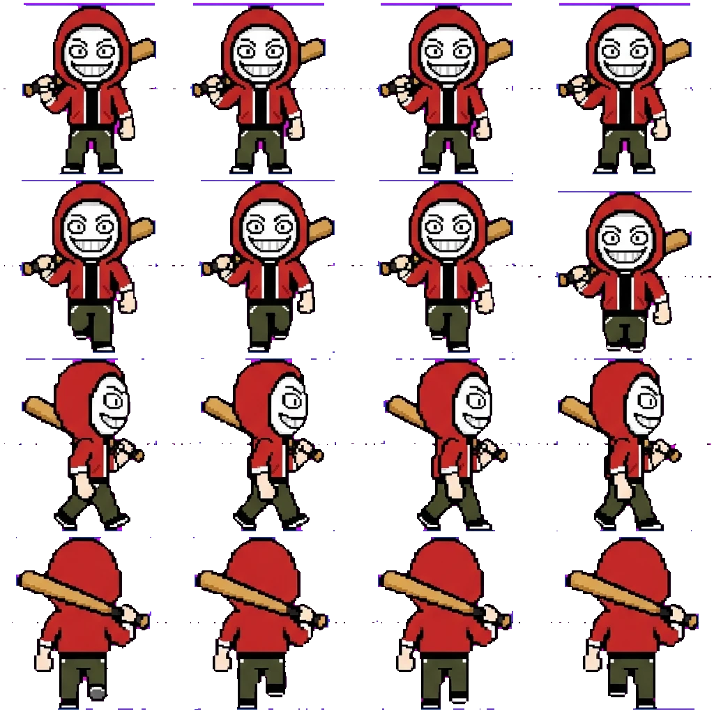 Pedro movement sprite