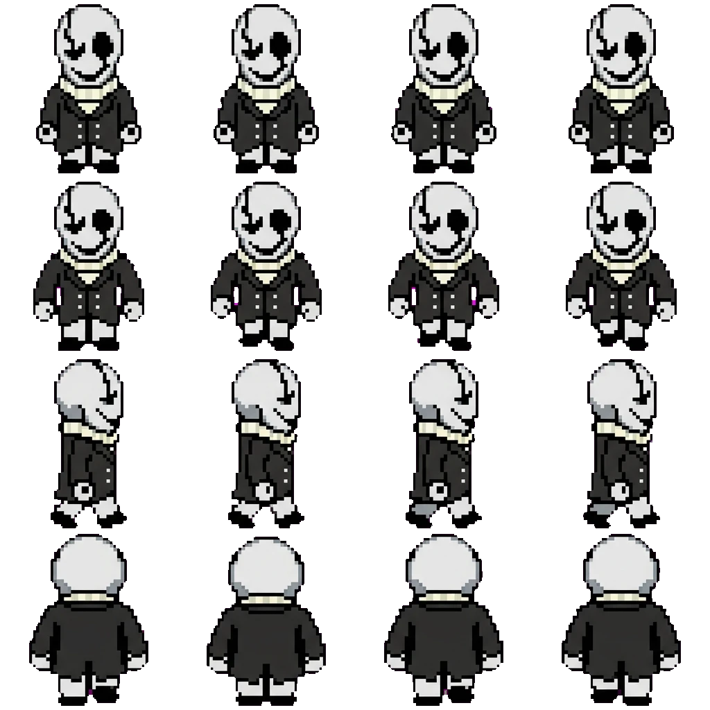 Gaster movement sprite