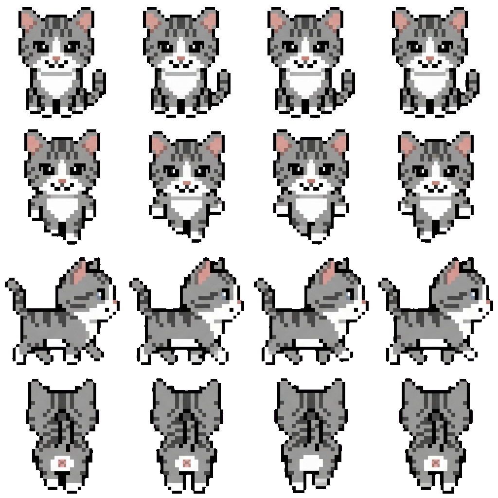 Wizard movement sprite