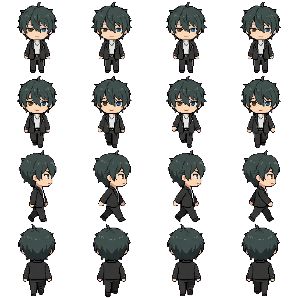 Mika Kagehira movement sprite