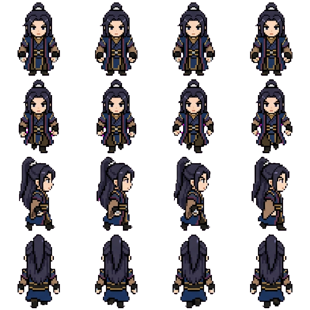 Mu Qing movement sprite