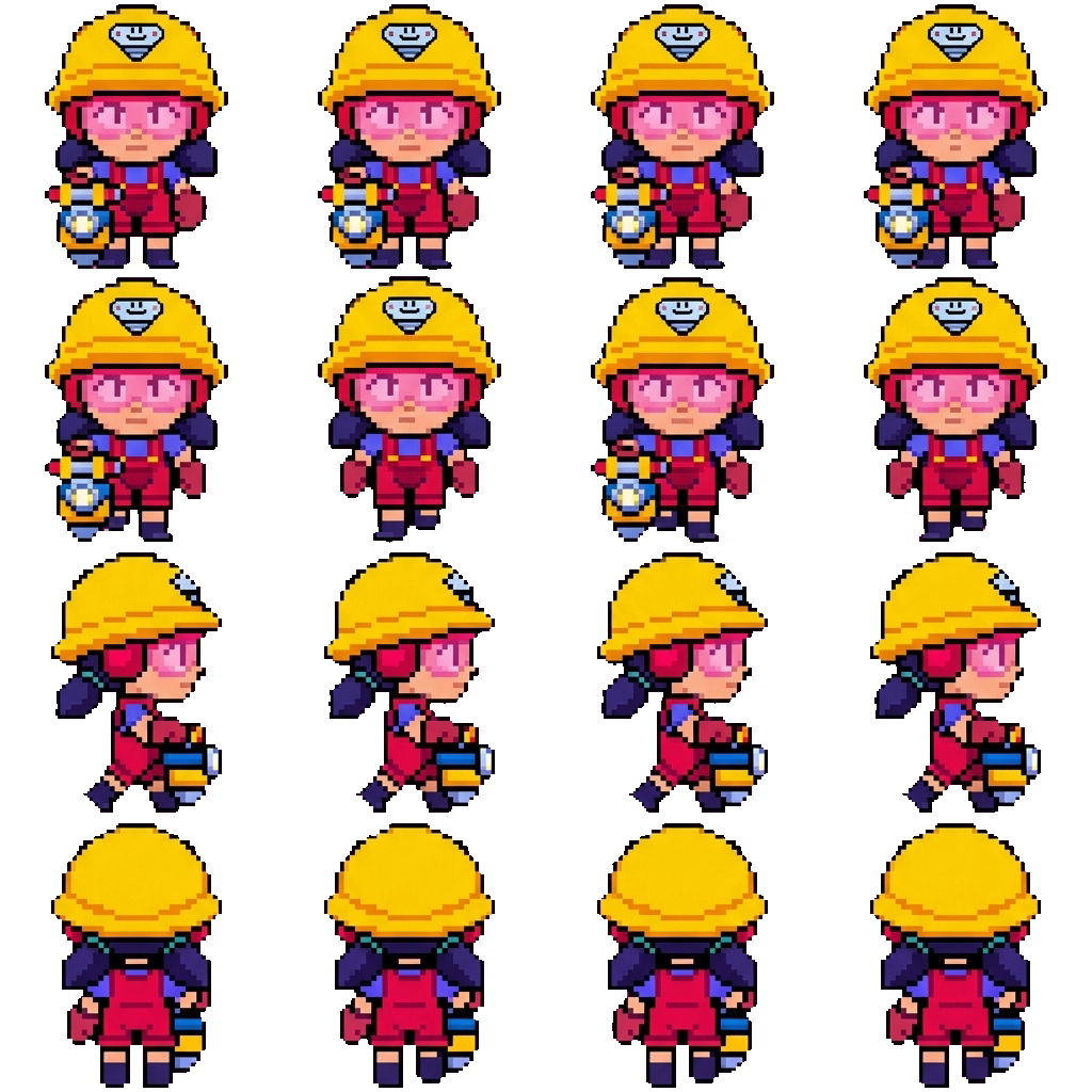 Jacky movement sprite