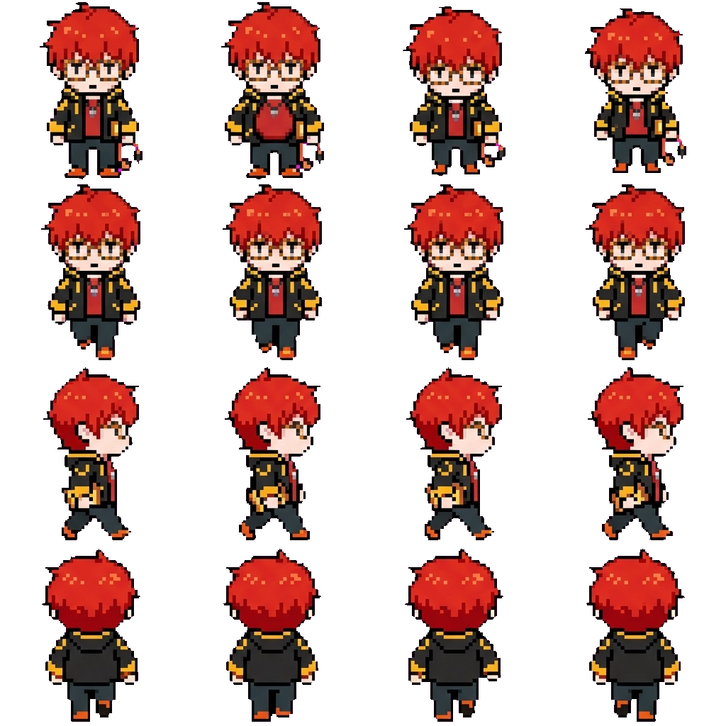 Seven movement sprite