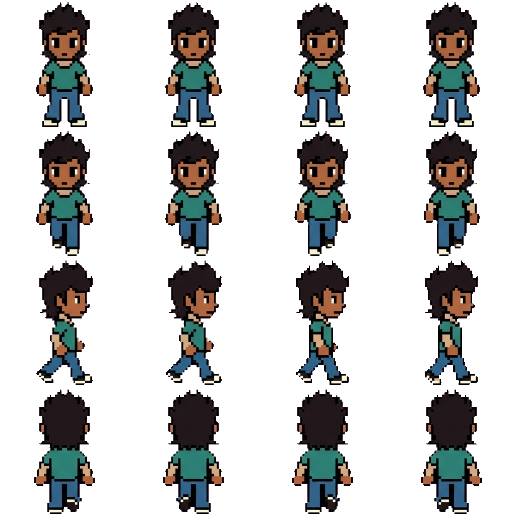 Mike movement sprite