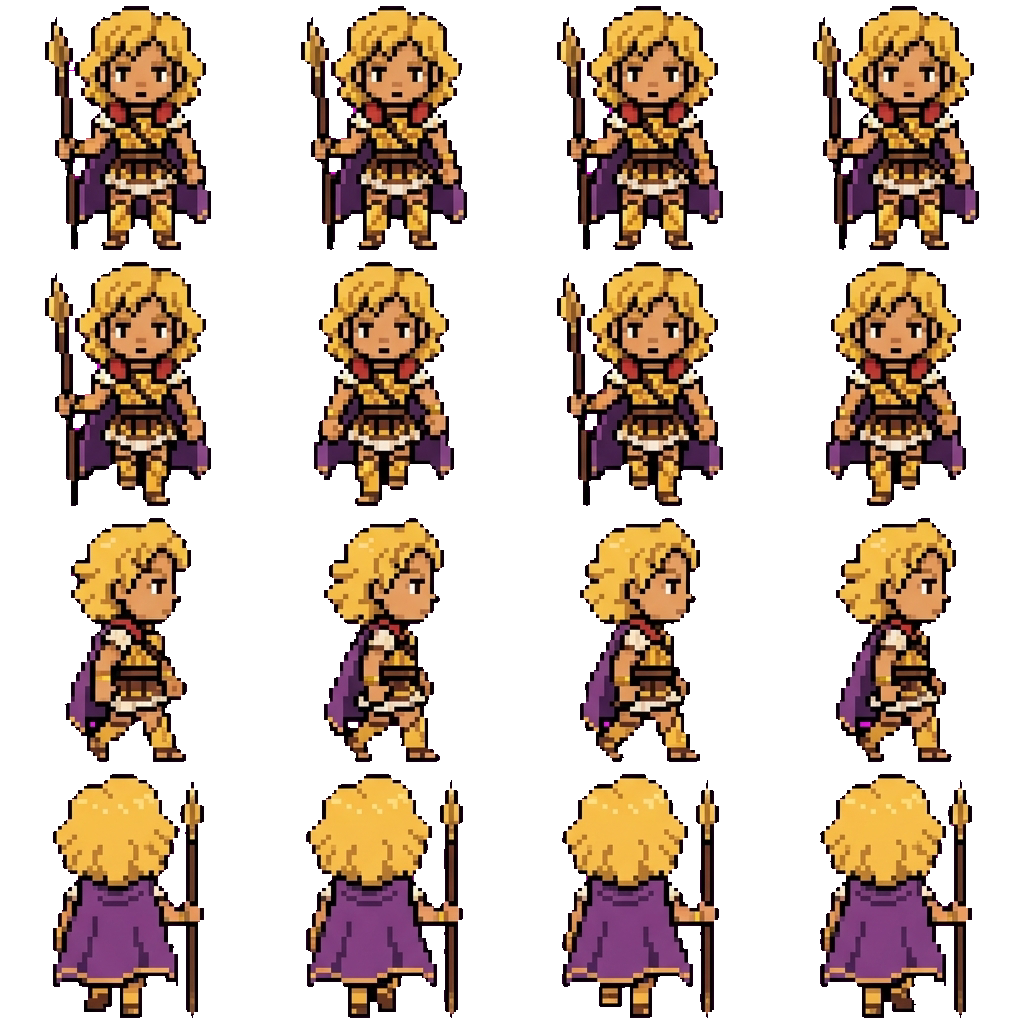 Aquilles movement sprite