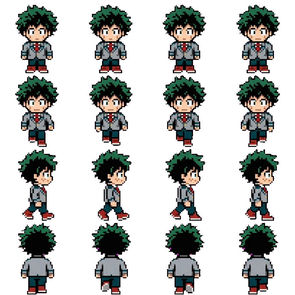 Izuku movement sprite
