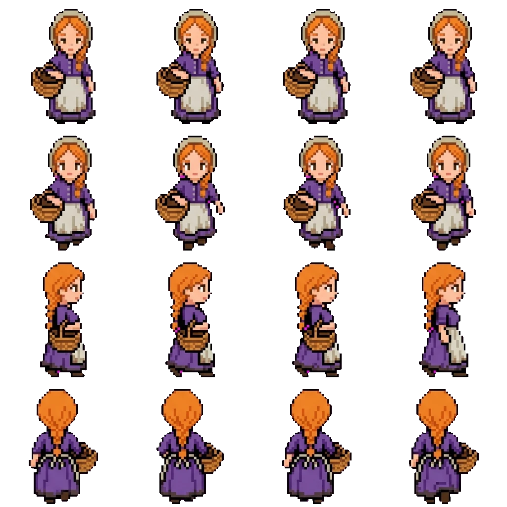 Marie movement sprite