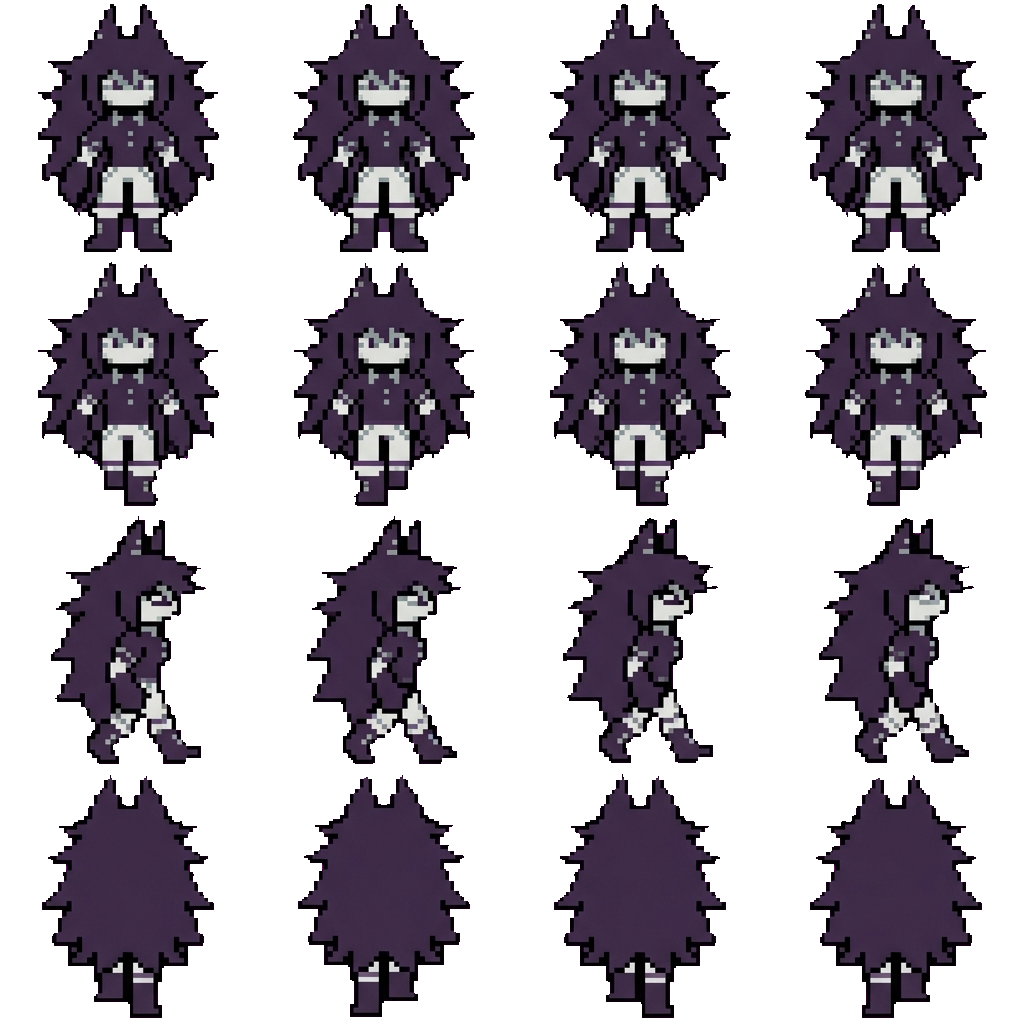 Miss Circle movement sprite
