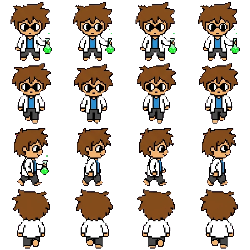 Science movement sprite