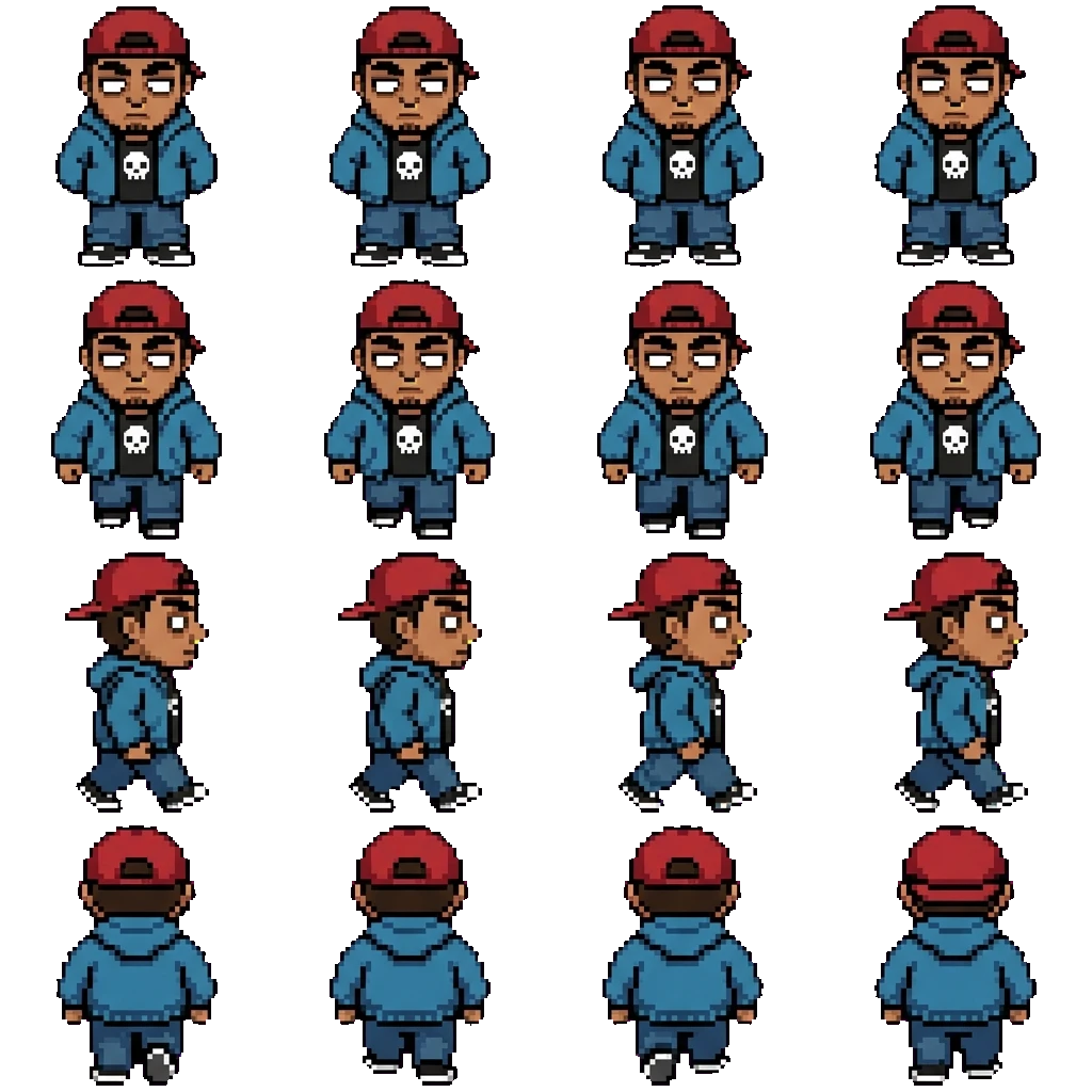 Pete movement sprite