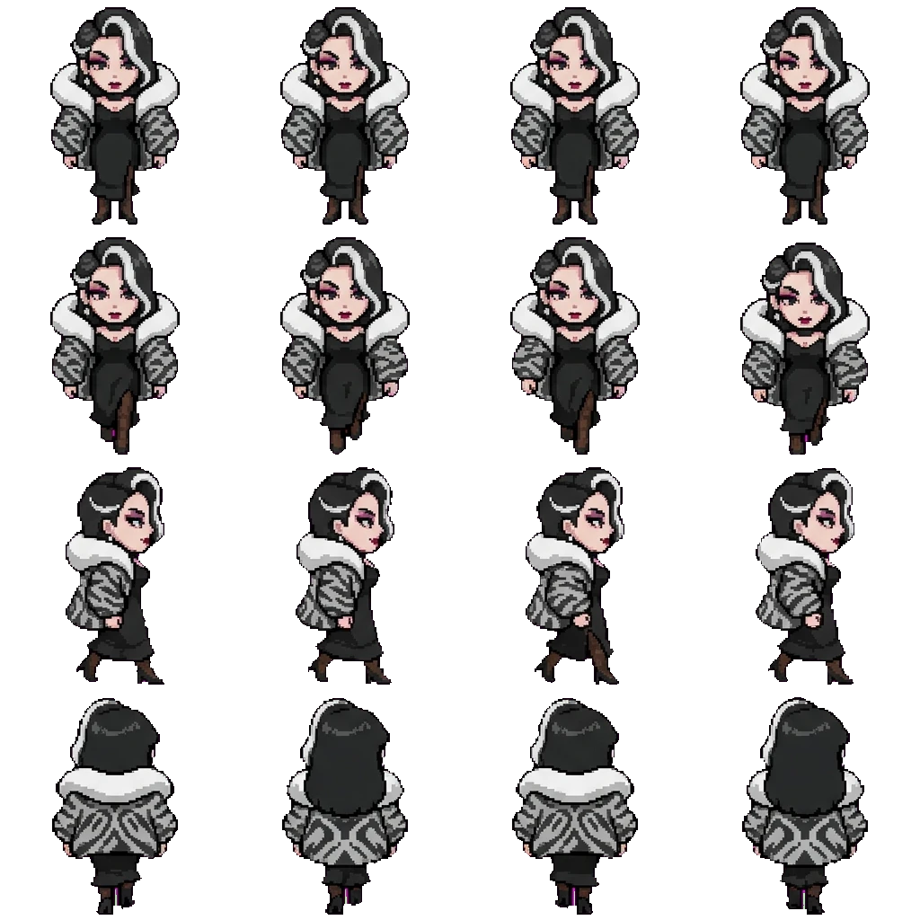 Delilah Pix movement sprite