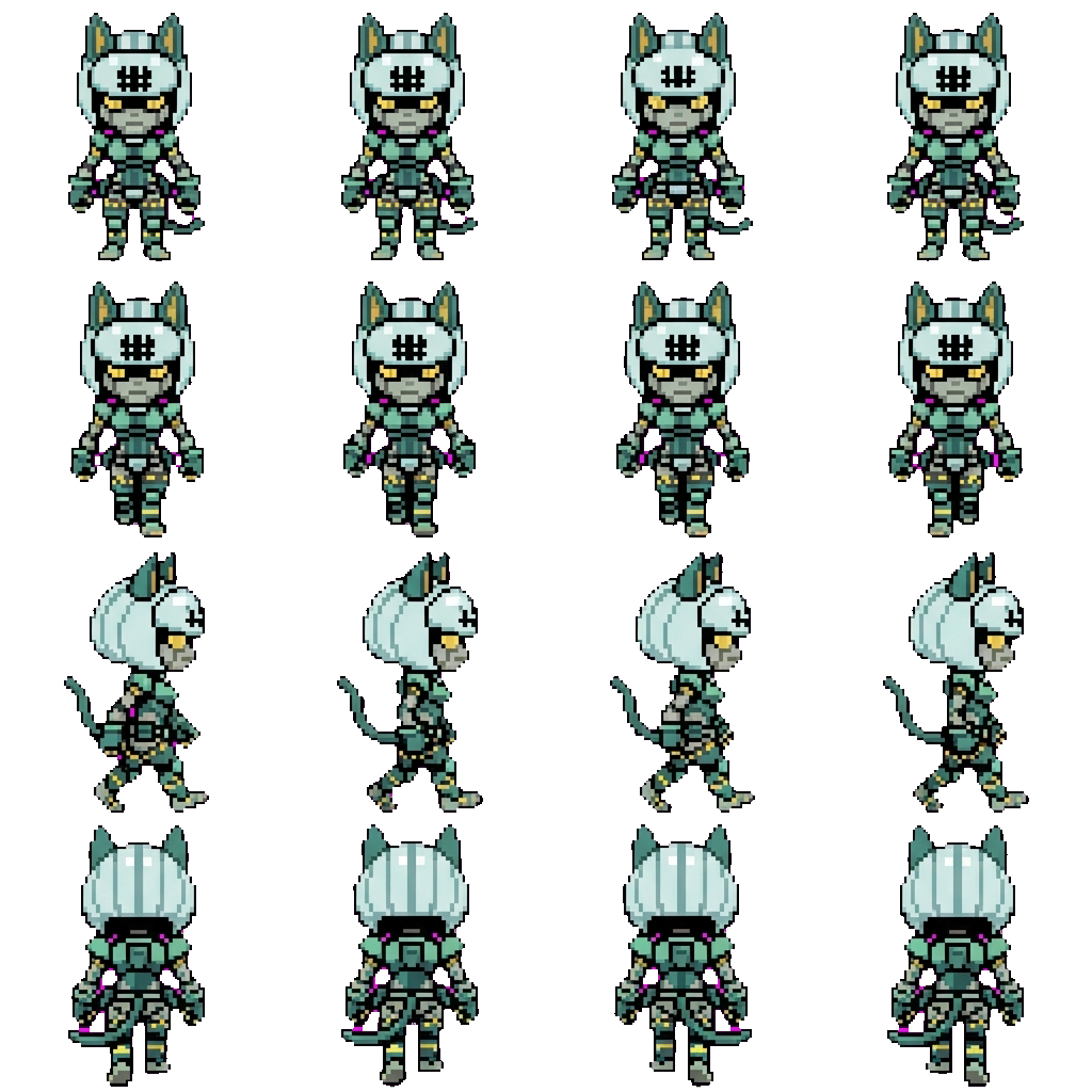 Robo-Fortune movement sprite
