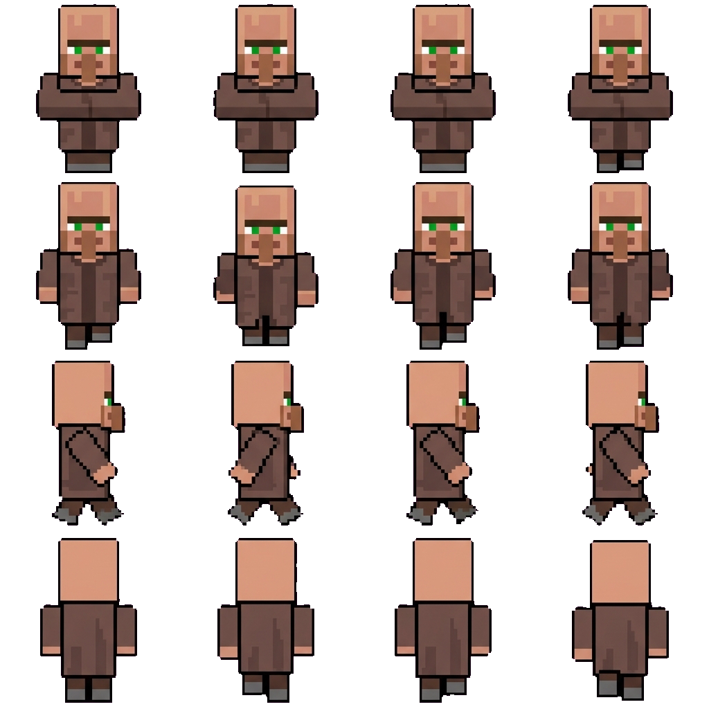 Villager movement sprite