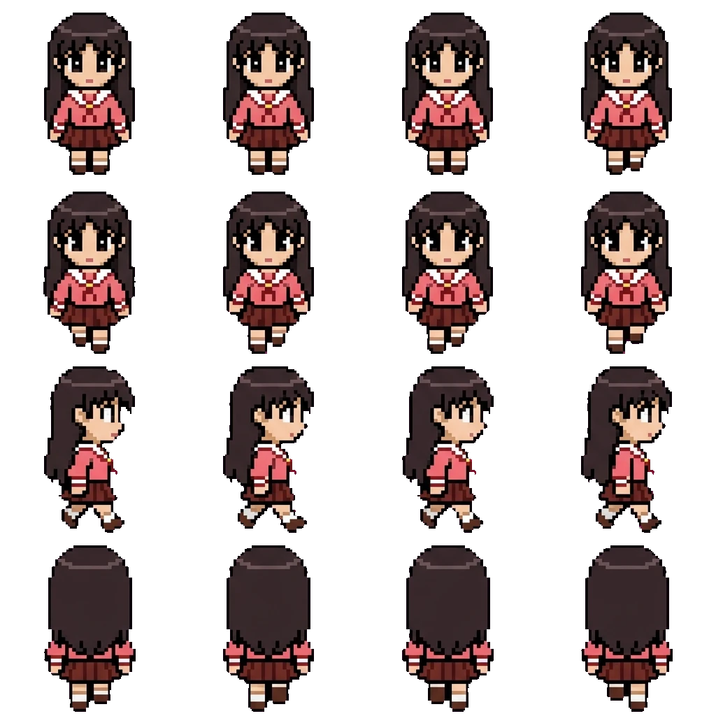 Sakaki movement sprite