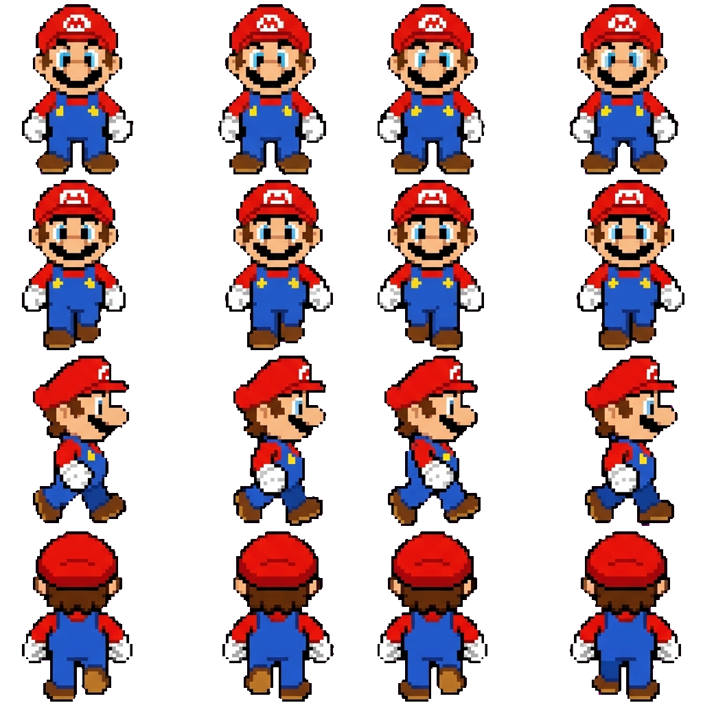 Mario movement sprite