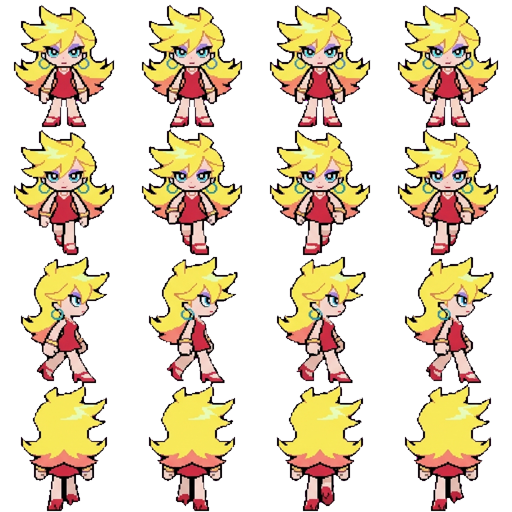 Panty movement sprite